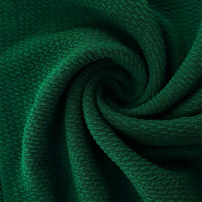 Velisse – Midi-Kleid Elegance in Smaragdgrün mit Schlitz